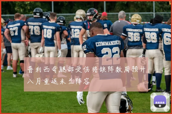 普利西奇腿部受伤将缺阵数周预计八月重返米兰阵容